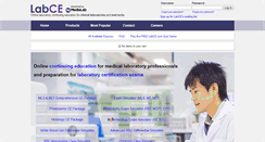 Desktop Screenshot of labce.com